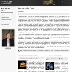 Top-philo: Essais d'harmonisation philosophique des dualités, religion/mysticisme, physique/métaphysique, chimie/alchimie, matérialisme/spiritualisme, légendes/réalités.