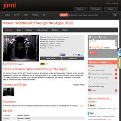 Haxan: Witchcraft Through the Ages (1922) - Movie
