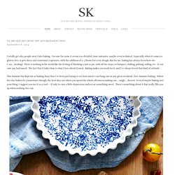 FIG AND HAZELNUT CREME TART WITH BUCKWHEAT CRUST — SK