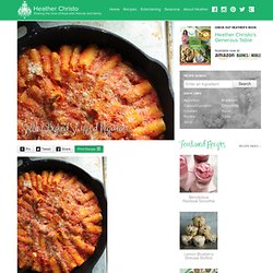 Skillet Baked Stuffed Rigatoni