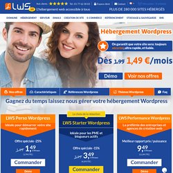 Hebergement Wordpress - Hébergeur web Wordpress pas cher