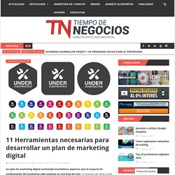 11 Herramientas para desarrollar un plan de marketing digital