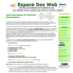 Tice au CDI: carte heuristique- Espace Doc Web - Académie de Lyon
