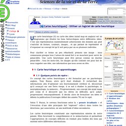 [Cartes heuristiques] Utiliser un logiciel de carte heuristique