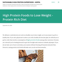 High Protein Foods to Lose Weight - Protein Rich Diet
