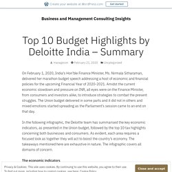 Budget highlights