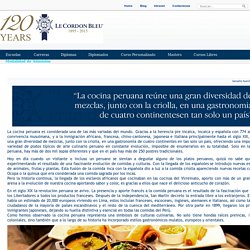 Historia de la cocina peruana