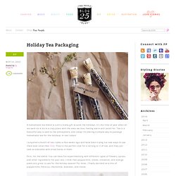 Holiday Tea Packaging Idea