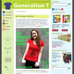 DIY: A Holiday Tree-Shirt!