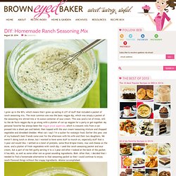 DIY: Homemade Ranch Seasoning Mix