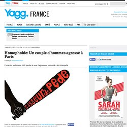 Homophobie: Un couple d’hommes agressé à Paris