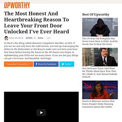 The Most Honest And Heartbreaking Reason To Leave Your Front Door Unlocked I've Ever Heard