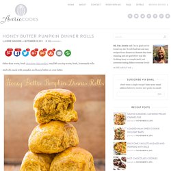 Honey Butter Pumpkin Dinner Rolls