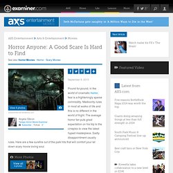 Horror Anyone: A Good Scare Is Hard to Find - Tampa Bay Horror movie