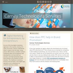 How does PPC help in Brand Promotion?