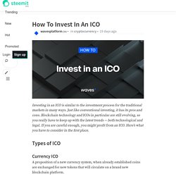 How To Invest In An ICO