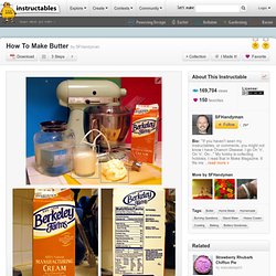 How To Make Butter