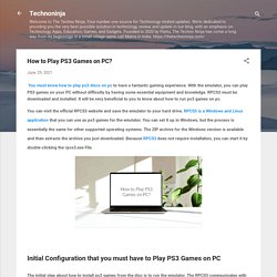 How to Play PS3 Games on PC?