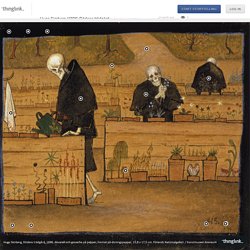Hugo Simberg (1896) Dödens trädgård (klicka på den interaktiva bilden)