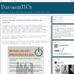PROYECTO DE COMUNICACIÓN INTERNA DE CENTRO
