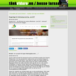 I huvudet på Carol Dweck - Mindsetbloggen - ...tänk vidare...