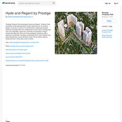Hyde and Regent by Prestige