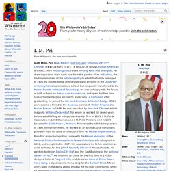 I. M. Pei