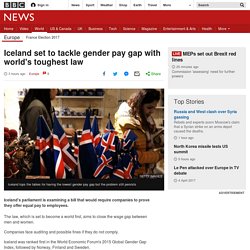 Iceland set to tackle gender pay gap with world's toughest law