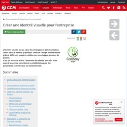 Créer une identité visuelle pour l'entreprise