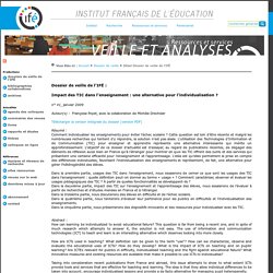 Veille et Analyses de l'ifé
