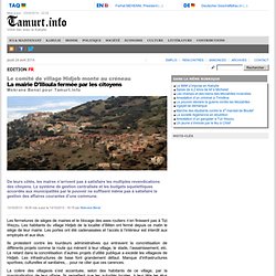 La mairie D’Illoula fermée par les citoyens