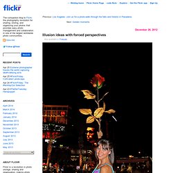 Illusion ideas with forced perspectives