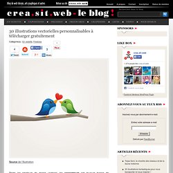 30 illustrations vectorielles personnalisables à télécharger gratuitement