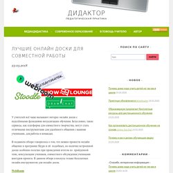 Лучшие онлайн доски для совместной работы — Дидактор