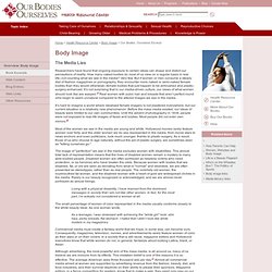 Body Image - The Media Lies