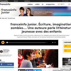 franceinfo junior. Écriture, imagination, zombies... Une auteure parle littérature jeunesse avec des enfants