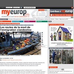 Les routes de la mort de l'immigration clandestine