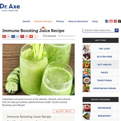 Immune Boosting Juice Recipe