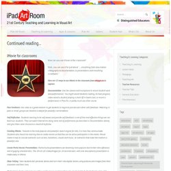iMovie for classrooms