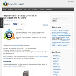 1.9 : Eco-Devices et améliorations Netatmo