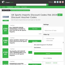 Get best deal with UK Sports Imports Discount Codes Feb 2019 Discount Code UK – February 2019