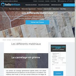 Les différents carrelages : avantages et inconvénients