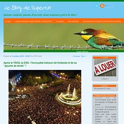 Après le TSCG, la CSG : l’incroyable trahison de Hollande et de sa “gauche de droite” !