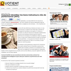 Comment identifier les bons indicateurs clés de performance (KPI)