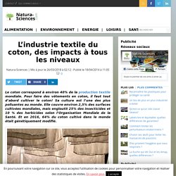 L'industrie textile du coton, des impacts à tous les niveaux