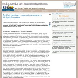 Inégalités et discriminations