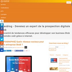 [INFOGRAPHIE] Quels réseaux sociaux pour mon entreprise BtoB ?