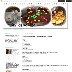 Sjokoladekake (24cm rund form)