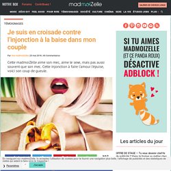Injonction à la baise : j'en ai marre de coucher avec mon mec tous les soirs