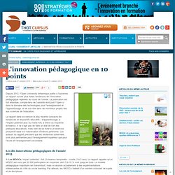 L'innovation pédagogique en 10 points